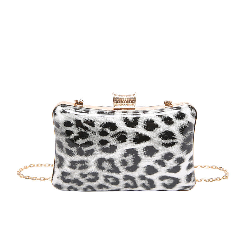 Sac à Main Carré Léopard