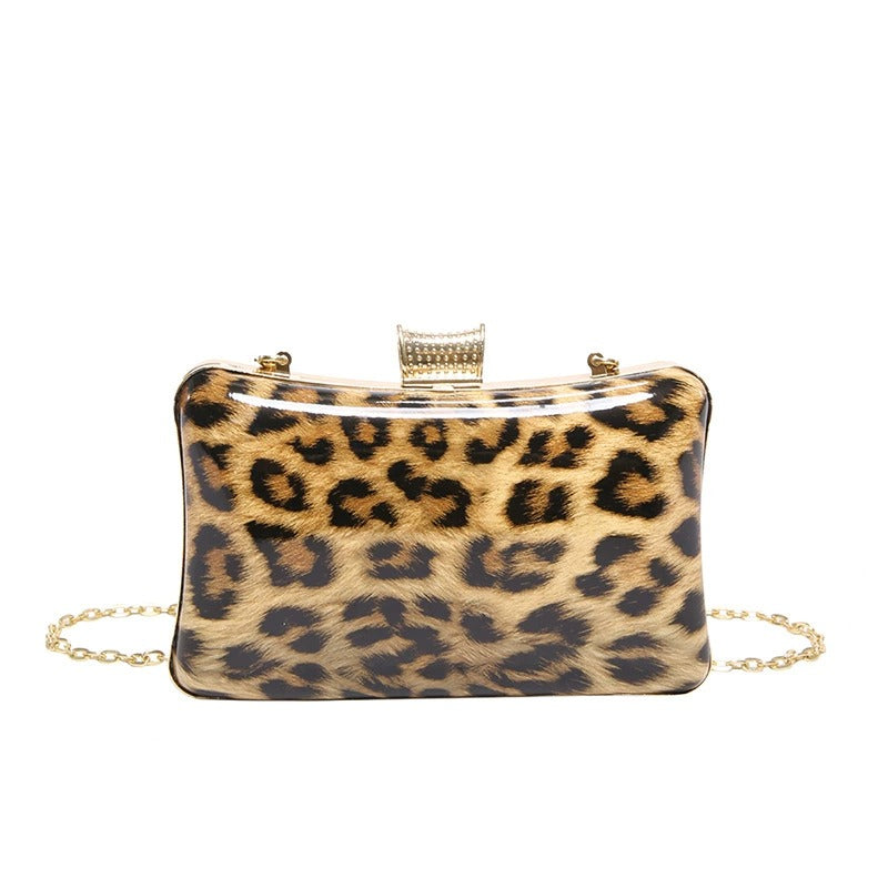 Sac à Main Carré Léopard