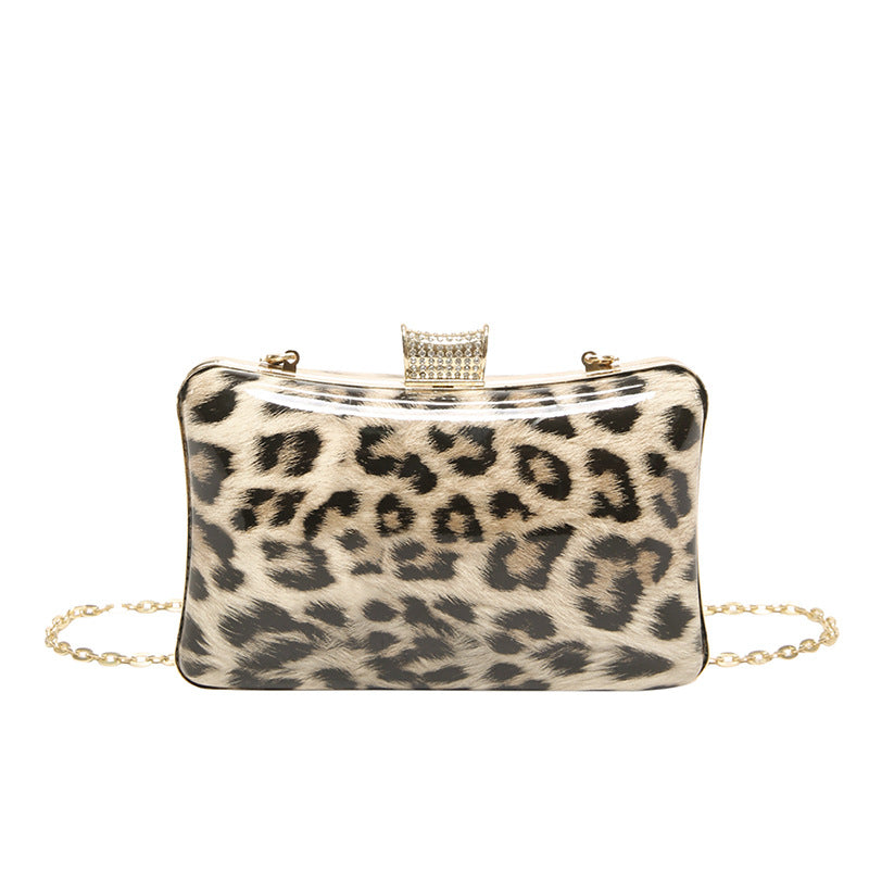 Sac à Main Carré Léopard