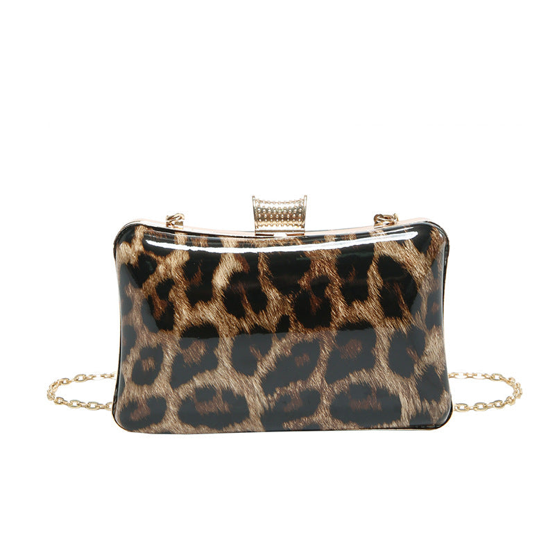 Sac à Main Carré Léopard