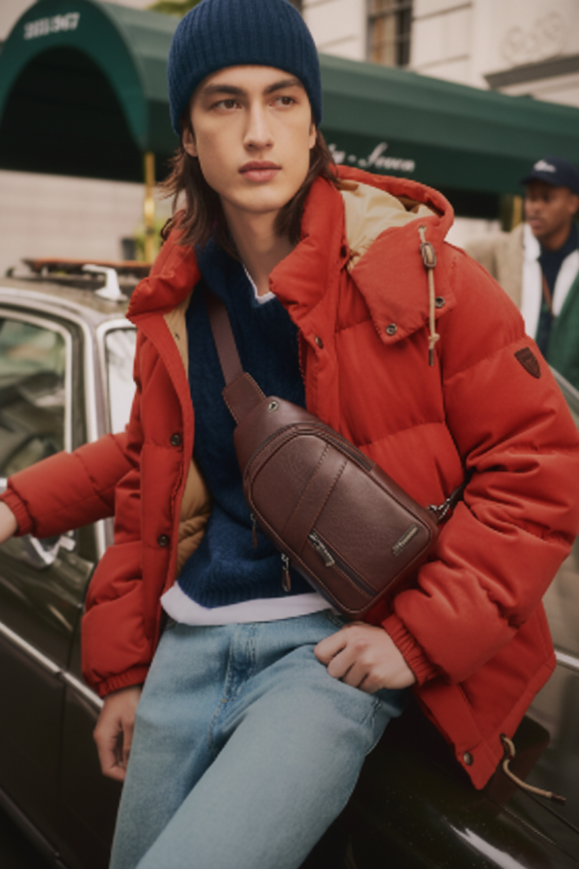 Sac avec mannequin profil