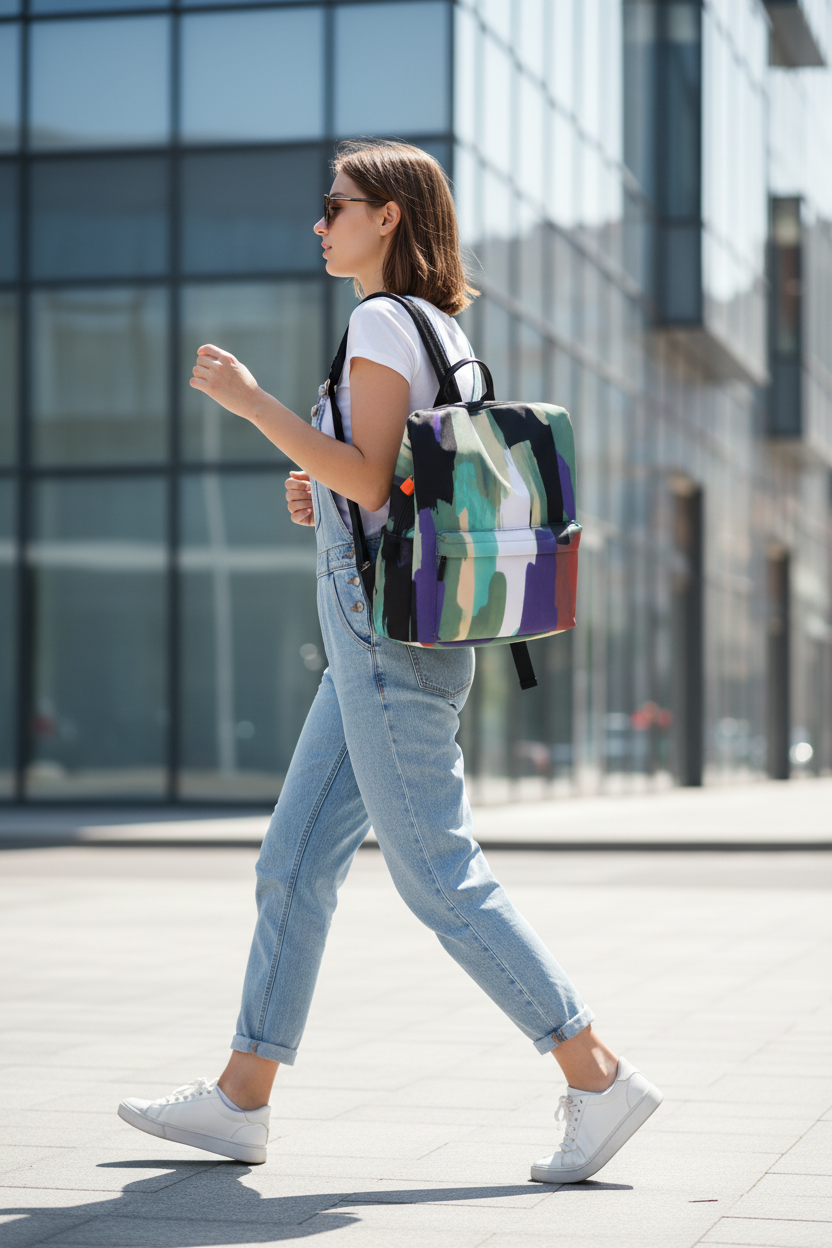 Sac à dos vue profil